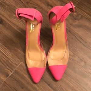 Pink Pointed Toe Heels